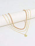 Elegant Layered Gold Necklace Set – Timeless Everyday Style